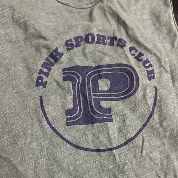 Pink Sports Club Tank Top in Green - Picture 2 of 4